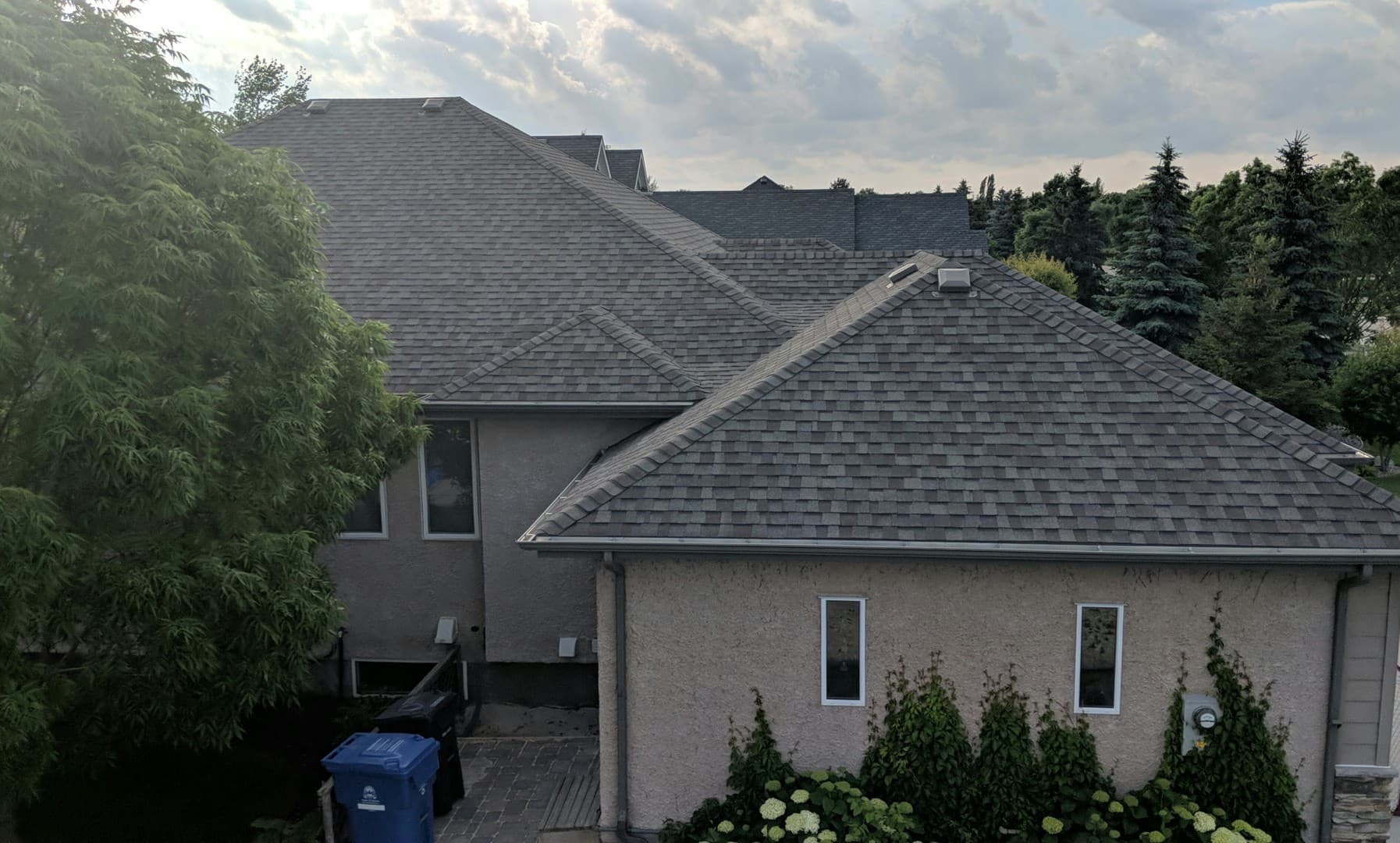 New roofing