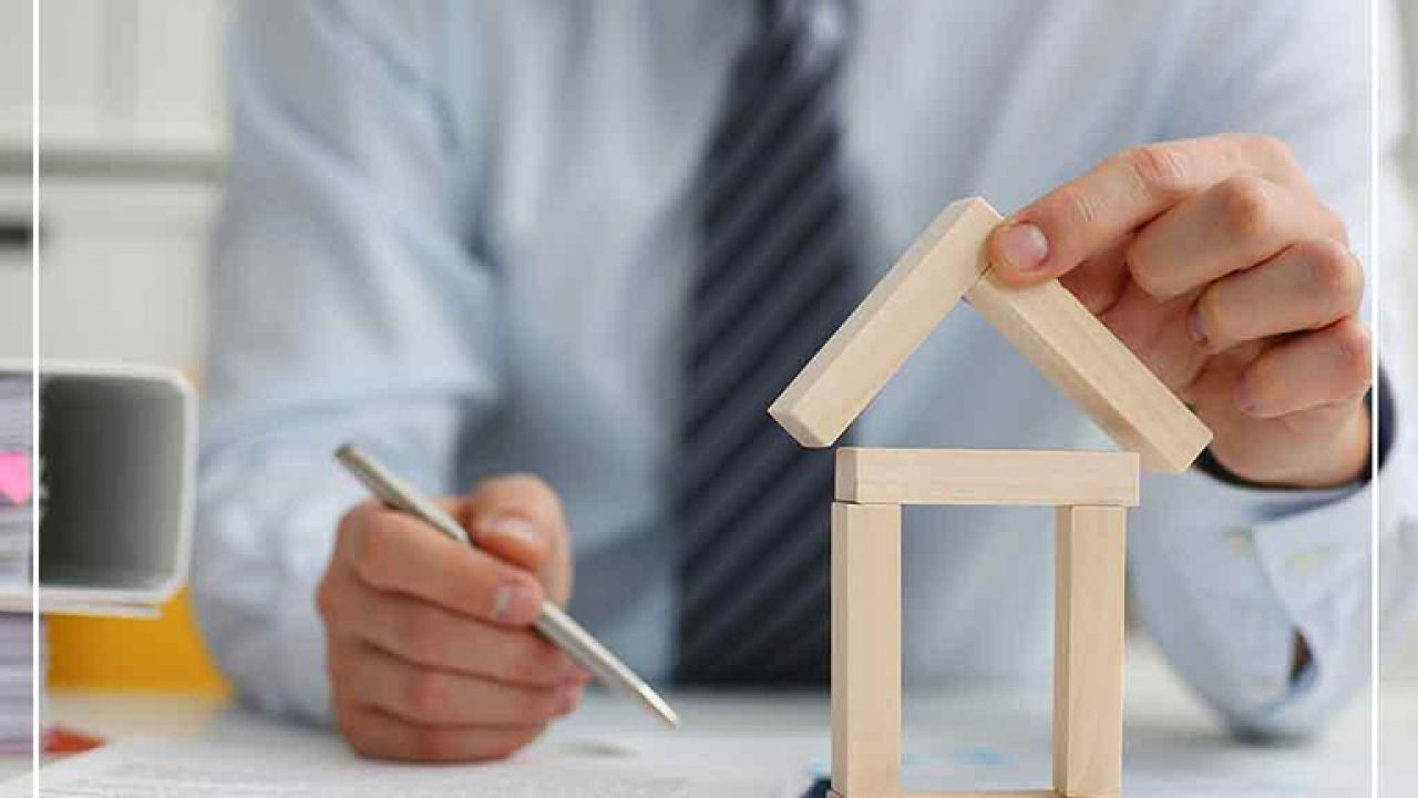 A man building a mini house