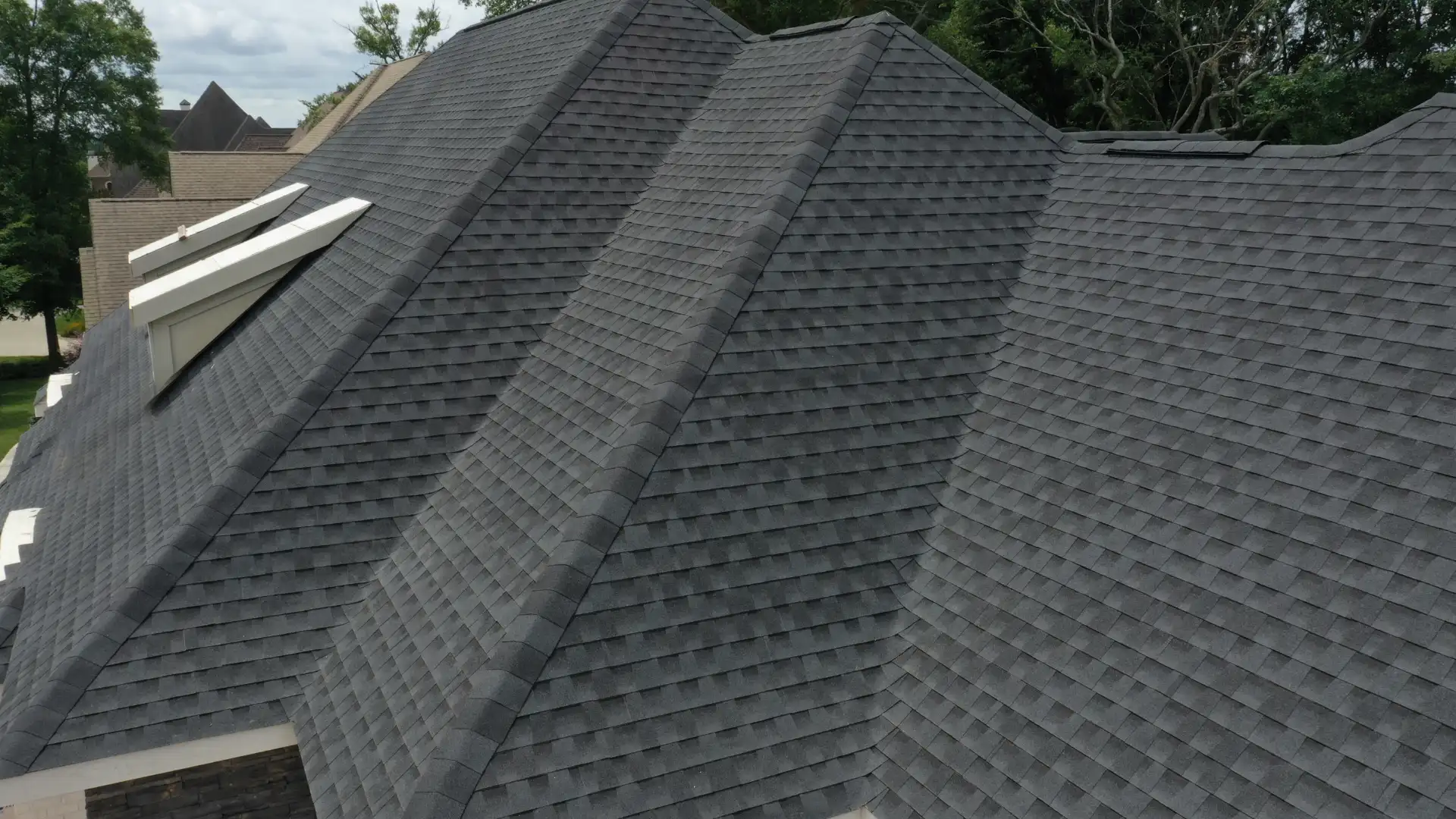 a roof of a house in river heights