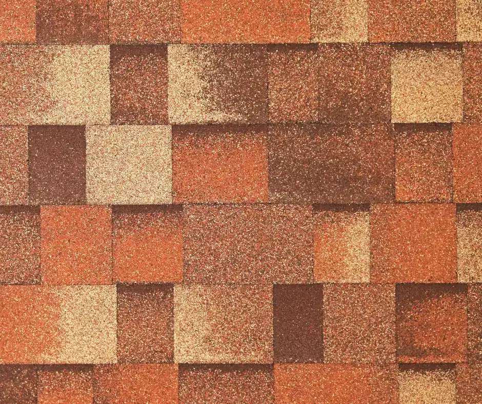 brightly colored shingles