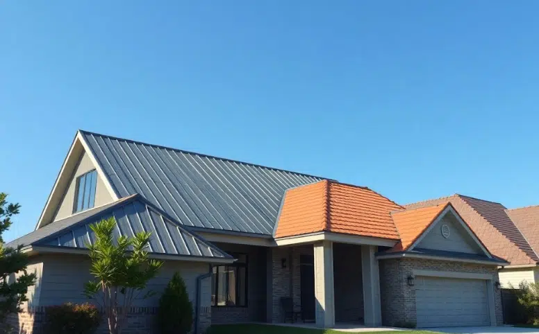 House featuring amazing and trending roof colors that enhance home value and style.